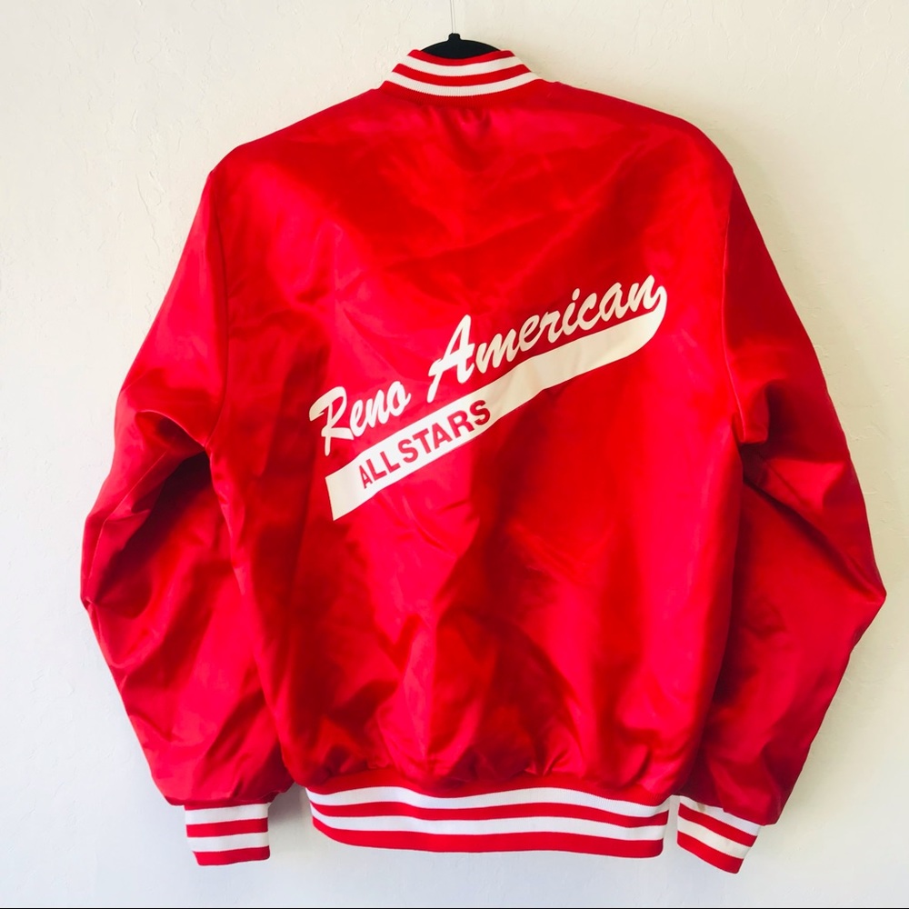 Vintage Red Bomber Jacket - Picture 9 of 13